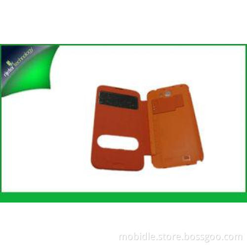 Flip Style Anti - scratch Mobile Phone Leather Case Galaxy